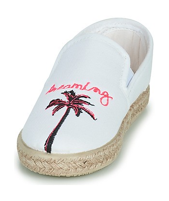 Ballerines enfant filles Citrouille et Compagnie OWAT Blanc