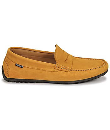 Mocassins hommes Pellet CADOR Jaune