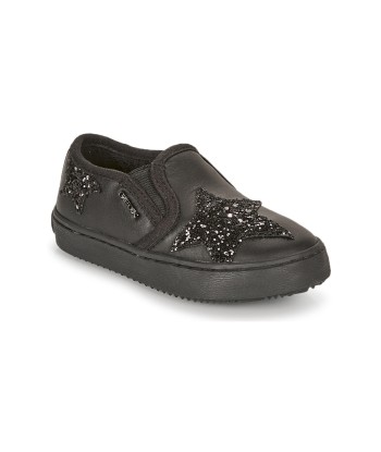 Slip ons enfant filles Geox J KALISPERA FILLE Noir