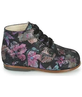 Baskets montantes enfant filles Little Mary MILOTO Noir