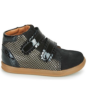 Baskets montantes enfant filles Little Mary CRISTIE Noir