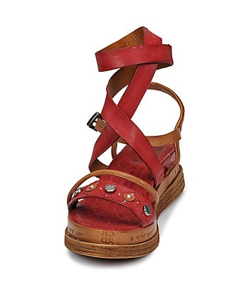 Sandales femmes Airstep / A.S.98 LAGOS Rouge
