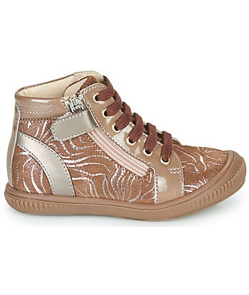 Baskets montantes enfant filles GBB RACHIDA Beige