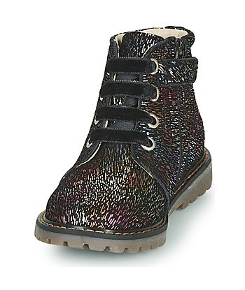 Baskets montantes enfant filles GBB NAREA Noir