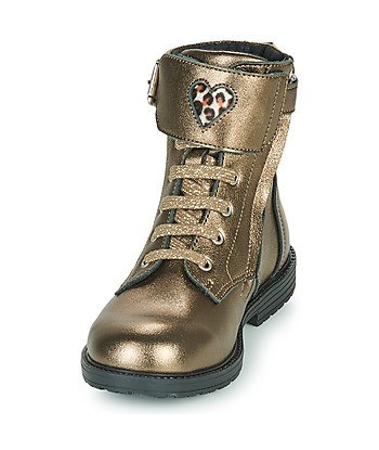 Baskets montantes enfant filles GBB DOZZY Doré