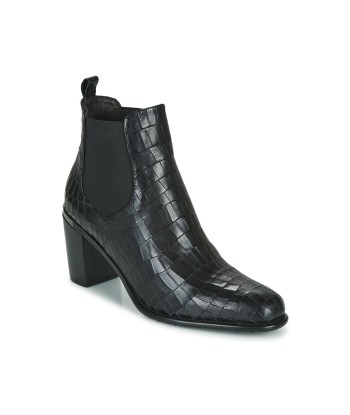 Bottines femmes Adige FANNY V5 CROCO NOIR Noir