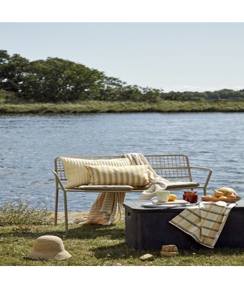 Housses de coussins Broste Copenhagen CLEO Jaune