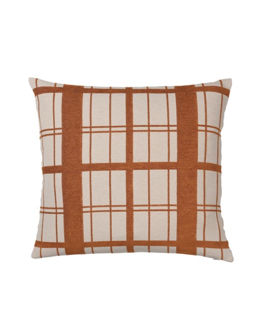 Housses de coussins Broste Copenhagen CHEQUER Marron