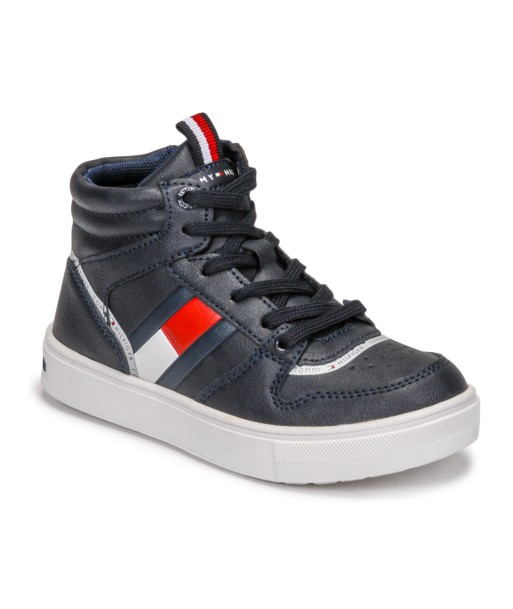 Baskets montantes enfant garcons Tommy Hilfiger T3B4-32066-0900800 Ble