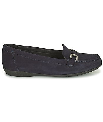 Mocassins femmes Geox ANNYTAH Bleu