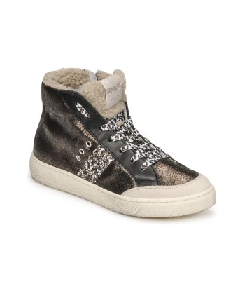 Baskets montantes femmes Meline CAR1425 Noir