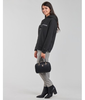 Sweat-shirt femmes Tommy Hilfiger HERITAGE HILFIGER HOODIE LS Noir