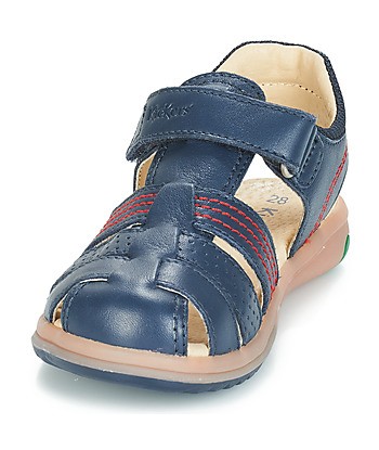 Sandales enfant garcons Kickers PLATINIUM Marine