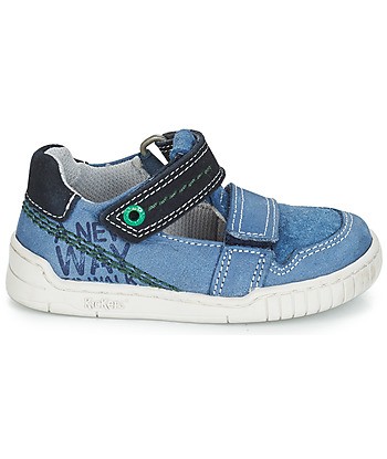 Sandales enfant garcons Kickers WHATSUP Bleu