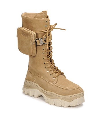 Boots femmes Bronx JAXSTAR HIGH Beige