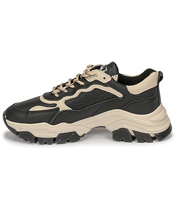 Baskets basses femmes Bronx TAYKE OVER Noir