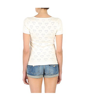 T-shirt femmes Manoush TEE SHIRT VALENTINE Blanc