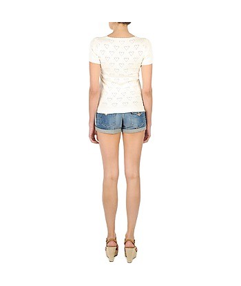 T-shirt femmes Manoush TEE SHIRT VALENTINE Blanc