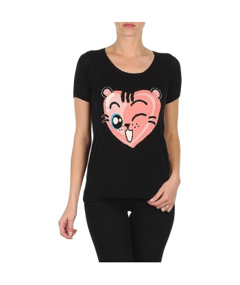 T-shirt femmes Manoush TEE SHIRT VALENTINE Noir