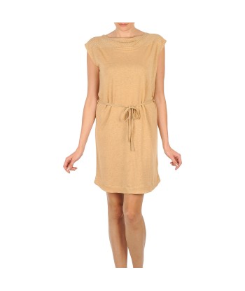 Robe courte femmes Majestic CAMELIA Beige