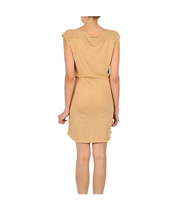 Robe courte femmes Majestic CAMELIA Beige