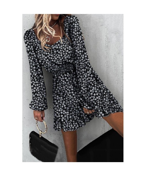 Robe courte femmes Fashion brands DL223740I1-NOIR Noir