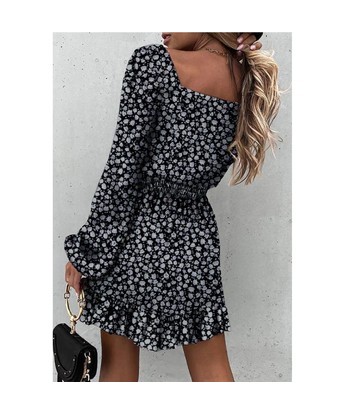 Robe courte femmes Fashion brands DL223740I1-NOIR Noir