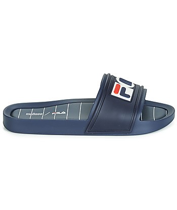 Claquettes femmes Melissa SLIDE + FILA Bleu