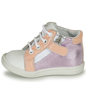 Baskets montantes enfant filles GBB FAMIA Rose