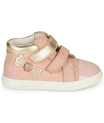Baskets montantes enfant filles GBB MARNIE Rose