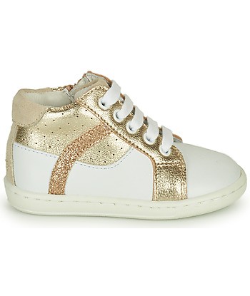 Baskets montantes enfant filles GBB HASTA FLEX Blanc