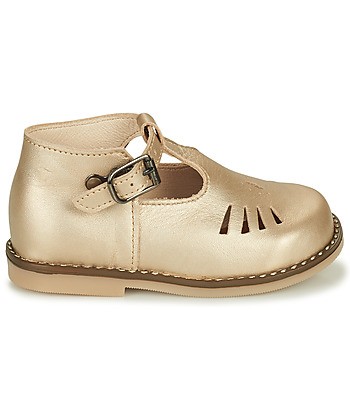 Ballerines enfant filles Little Mary SURPRISE Doré