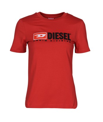 T-shirt femmes Diesel T-REG-DIV Rouge