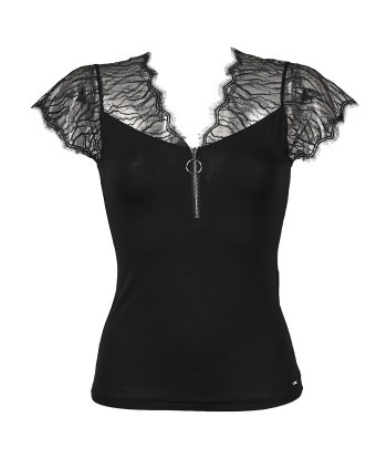 T-shirt femmes Morgan DADA Noir