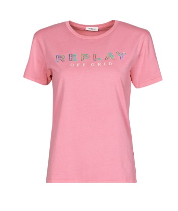 T-shirt femmes Replay W3318C Rose
