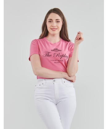 T-shirt femmes Replay W3572A Rose