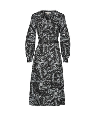Robe femmes MICHAEL Michael Kors SONORAN PALM KATE DRS Noir