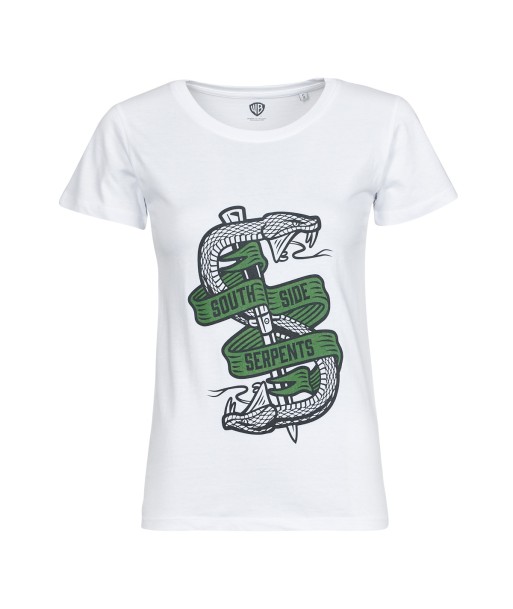 T-shirt femmes Yurban RIVERDALE SOUTH SIDE SERPENTSPIDREUX Blanc
