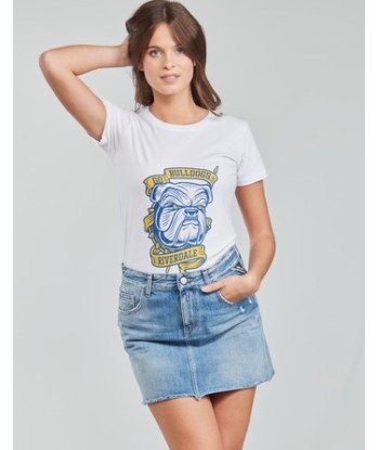 T-shirt femmes Yurban RIVERDALE PIDREUX Blanc