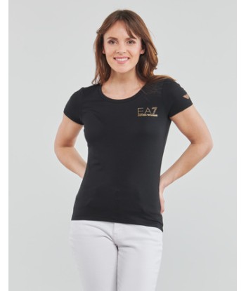 T-shirt femmes Emporio Armani EA7 TROLOPA Noir