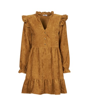 Robe courte femmes Betty London PINEA Marron