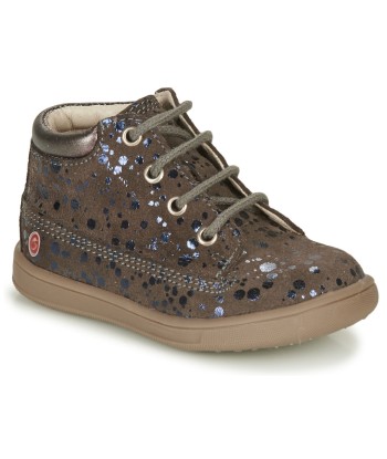 Baskets montantes enfant filles GBB NINON Marron