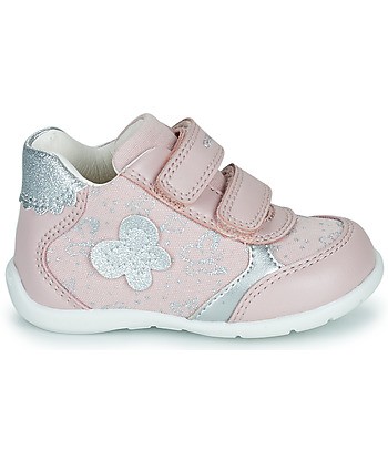 Baskets basses enfant filles Geox B ELTHAN GIRL A Rose