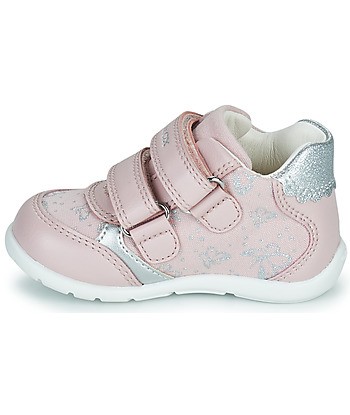 Baskets basses enfant filles Geox B ELTHAN GIRL A Rose