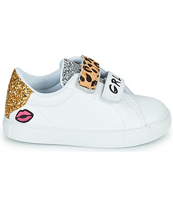 Baskets basses enfant filles Bons baisers de Paname MINI EDITH GRL PWR