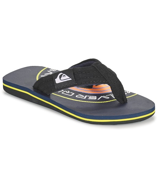Tongs enfant garcons Quiksilver MOLOKAI LAYBACK YOUTH Noir