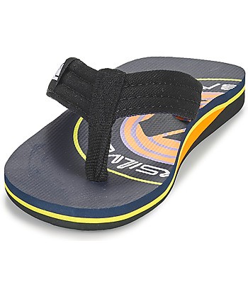 Tongs enfant garcons Quiksilver MOLOKAI LAYBACK YOUTH Noir