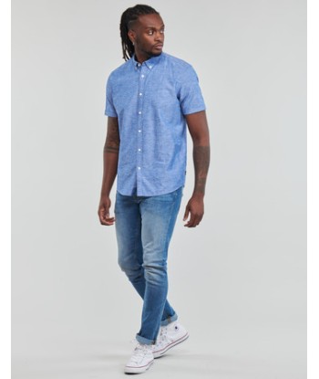 Chemise hommes Esprit COO co/lin ssl Bleu
