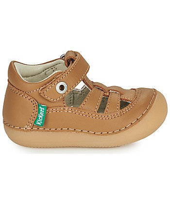 Sandales enfant garcons Kickers SUSHY Blanc