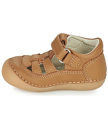 Sandales enfant garcons Kickers SUSHY Blanc